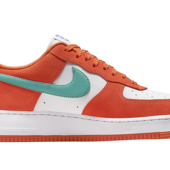 Nike Air Force 1 Low '07 LV8 Athletic Club White Orange DH7568-800 Sneakers 10.5 - Picture 2 of 7